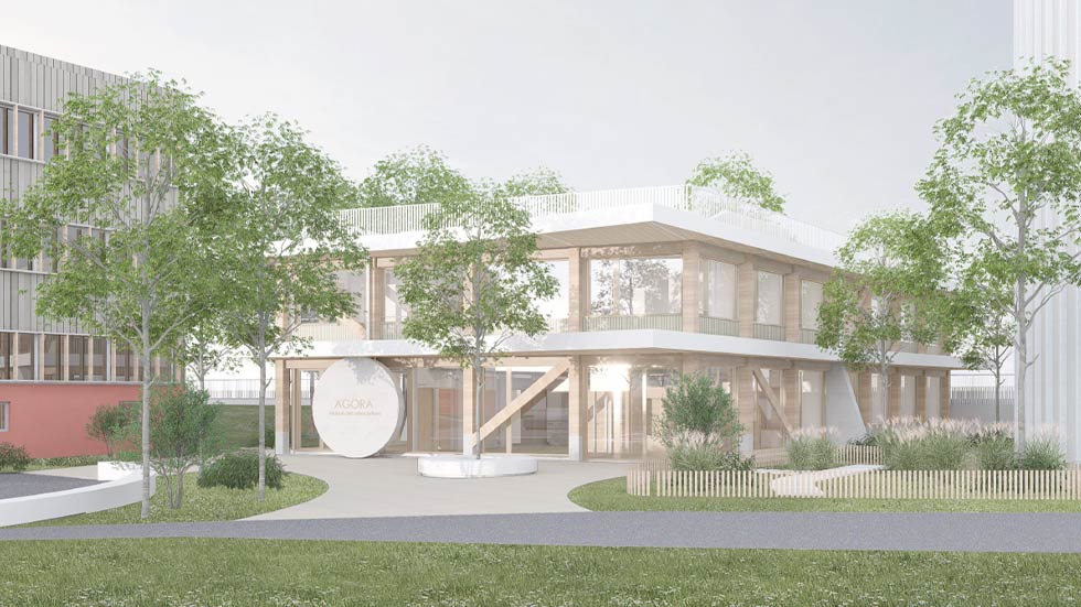 Illustration Pose de la première pierre de la Maison des associations